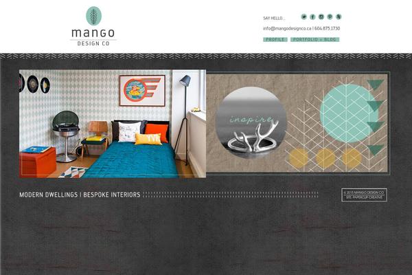 Responsive theme site design template sample