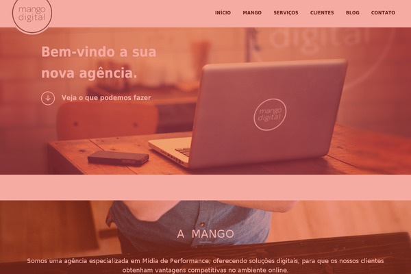 Mango theme site design template sample