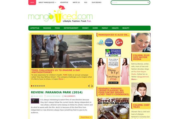 Fashionable theme site design template sample