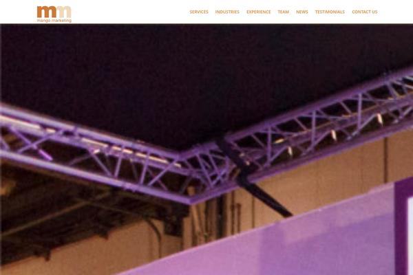 Mango theme site design template sample