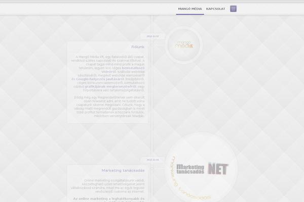 Timeline theme site design template sample
