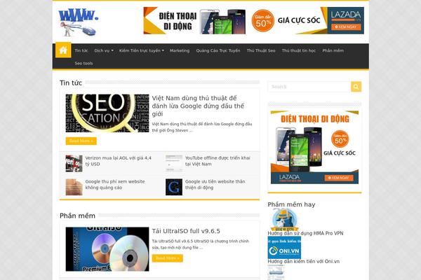 Hi theme site design template sample