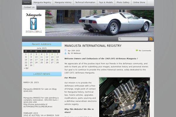 iCandy theme site design template sample