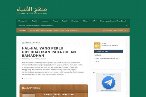 Jannah theme site design template sample