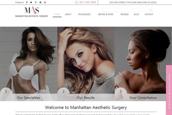 manhattanaestheticsurgery.com site used Maxcms_child