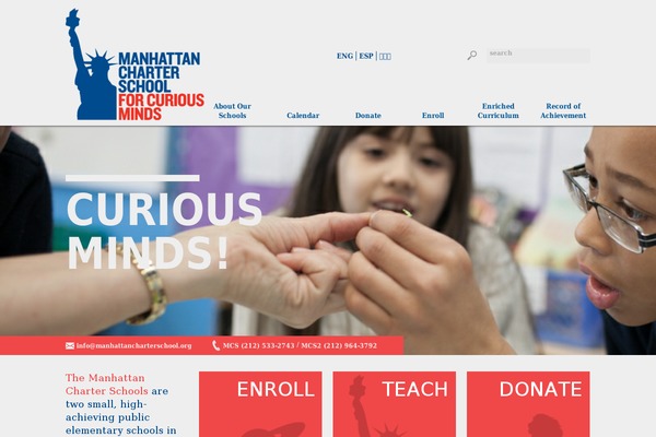 Mcs theme site design template sample