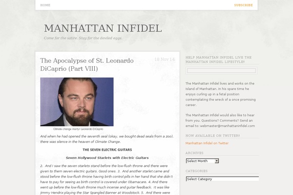 Tribune theme site design template sample
