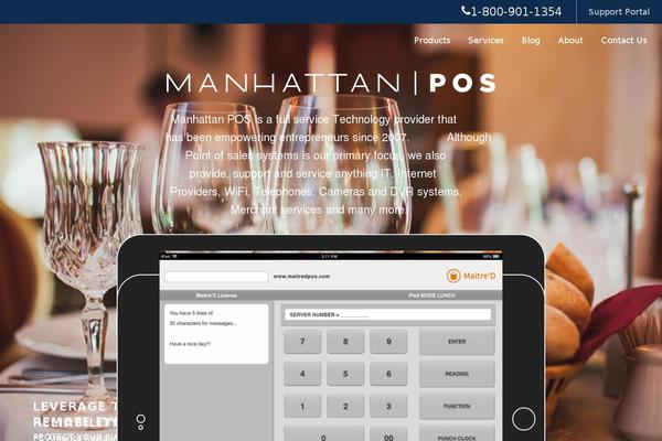 Pos theme site design template sample