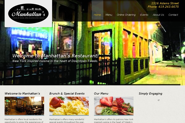 Site using Easy-restaurant-menu-manager plugin