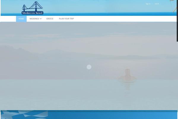 Traveler theme site design template sample