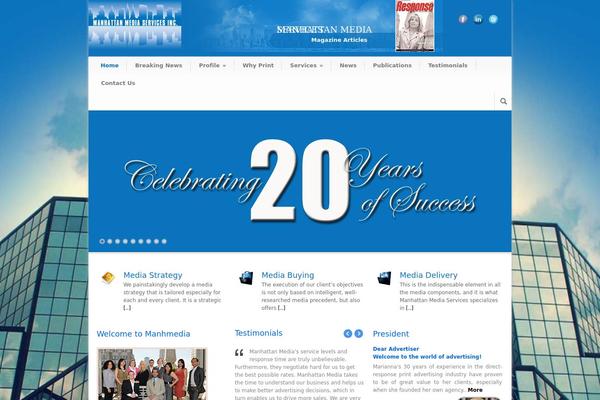 Modernize theme site design template sample