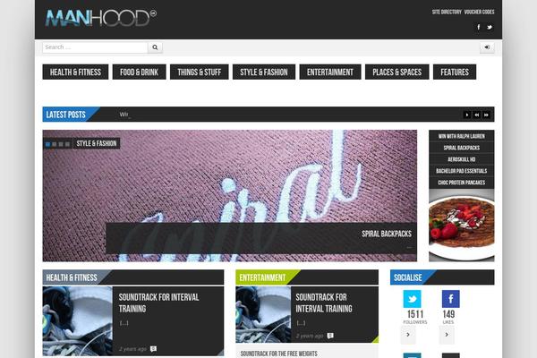 Powermag theme site design template sample