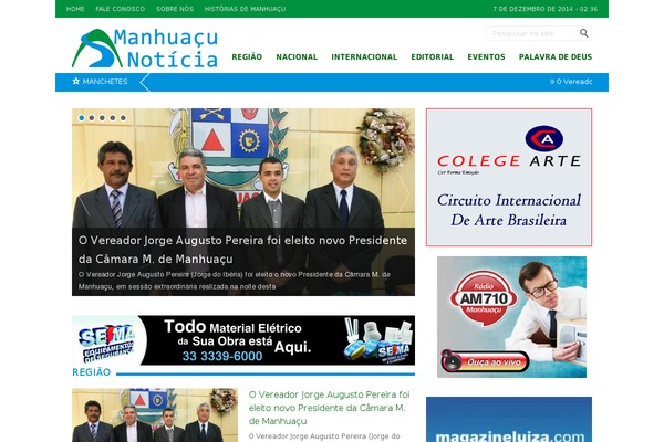 Noticia theme site design template sample