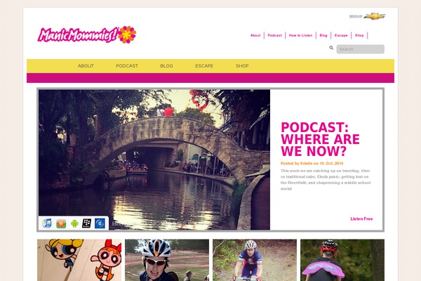 manicmommies.com site used Vivid-blog
