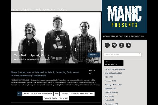 Site using Ticketfly-cms plugin
