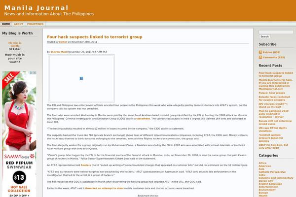 Site using Contactforms plugin