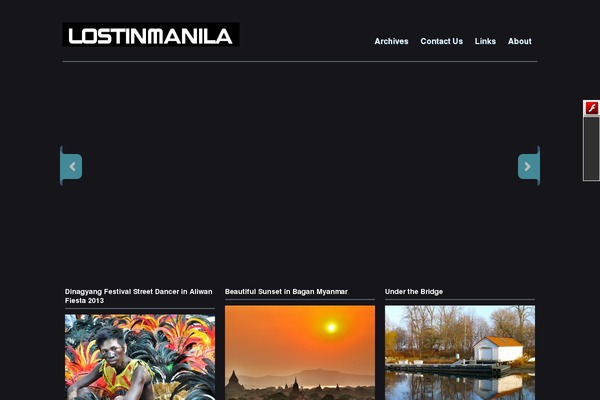 Photoria theme site design template sample