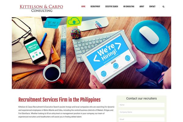 Konstruct theme site design template sample