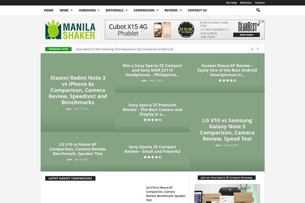 NewsMag theme site design template sample