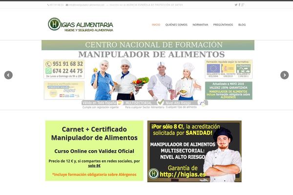 Invicta theme site design template sample