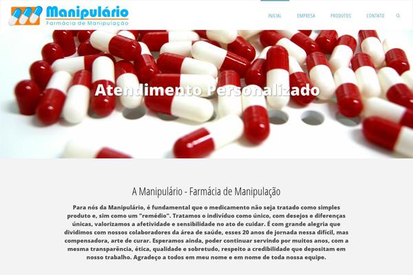 Fluida theme site design template sample
