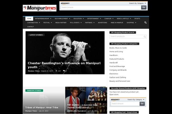 NewsMag theme site design template sample