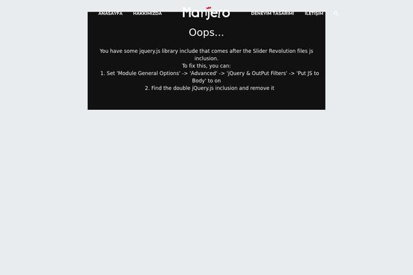 Site using Revolution Slider plugin
