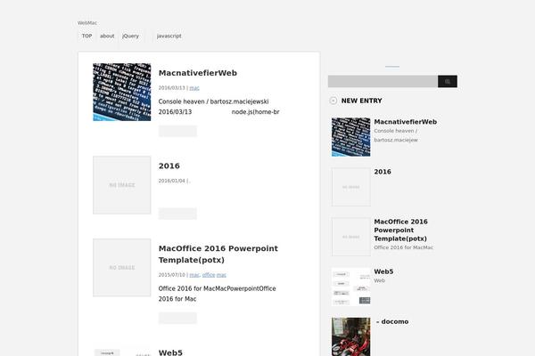 Stinger 3 theme site design template sample