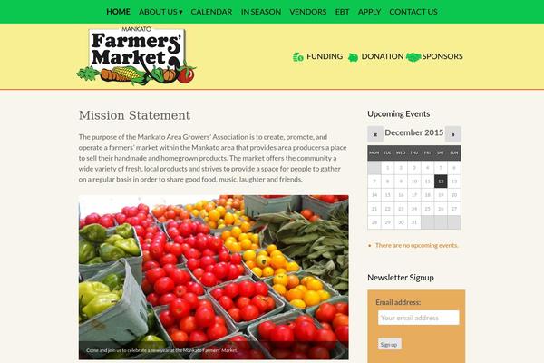 Site using Event List Calendar plugin