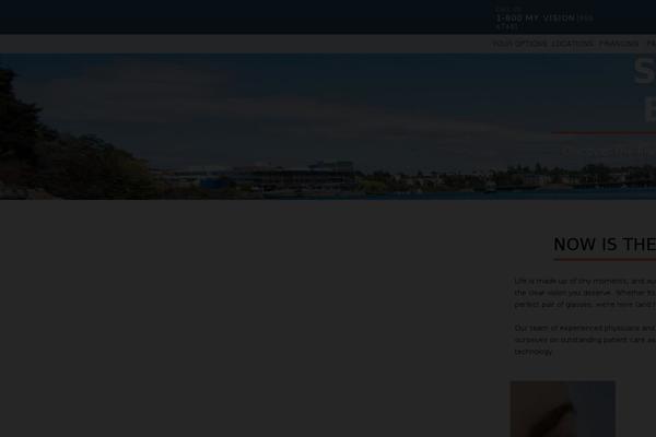 Glacial theme site design template sample