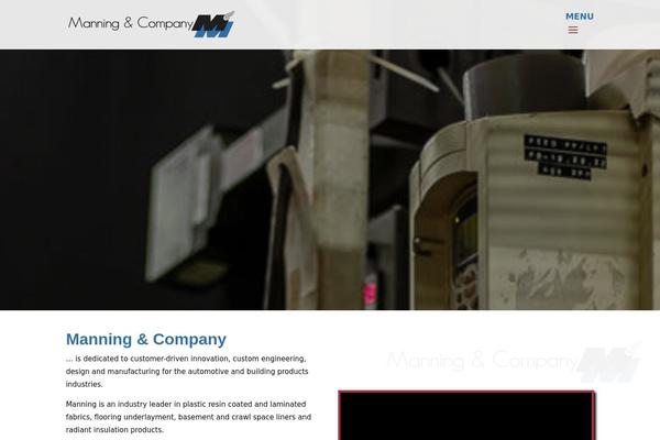 Divi Child theme site design template sample