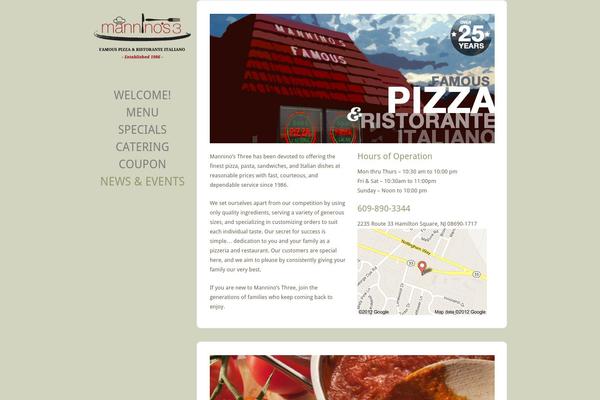Solo theme site design template sample