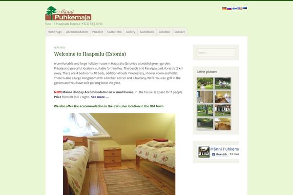 Misty Lake theme site design template sample