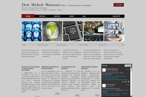 Modest theme site design template sample