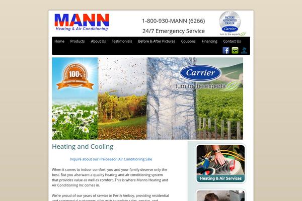 mannsheating-ac.com site used Mastersite-basic2