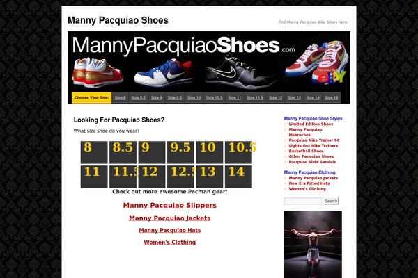 mannypacquiaoshoes.com site used Pac