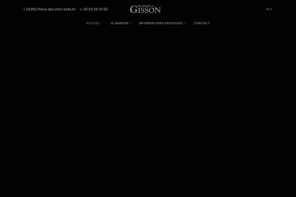 manoirdegisson.com site used Sonora