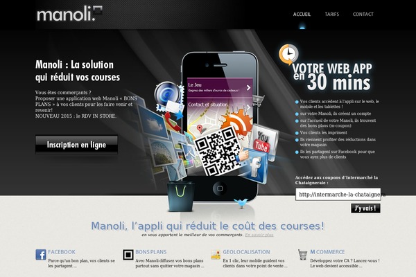 manoli.fr site used In-motion