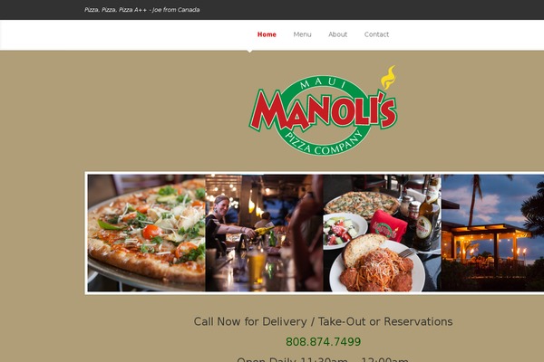 manolispizzacompany.com site used Therestaurantclassic