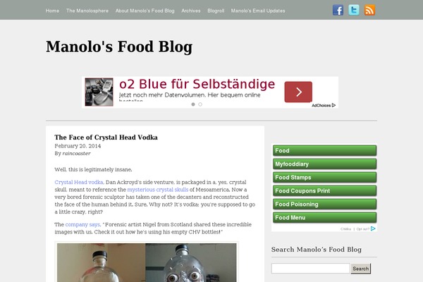 manolofood.com site used Standardtheme_20