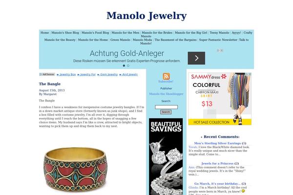 manolojewelry.com site used Manolostyle