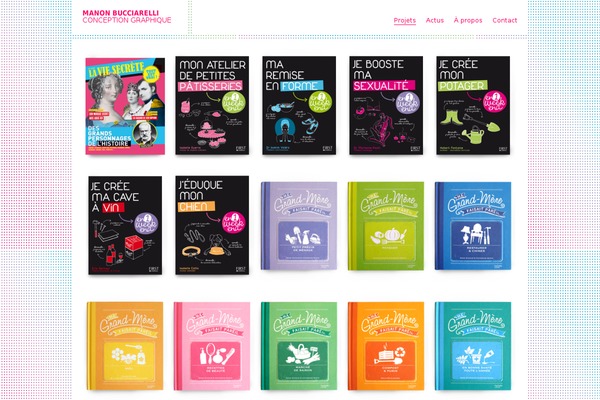 Manon theme site design template sample