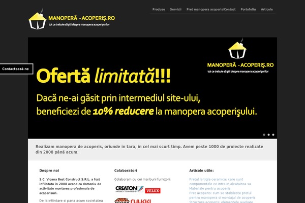 Proyecto theme site design template sample