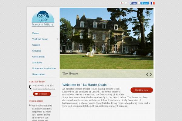 manor-in-brittany.com site used Vacationrental