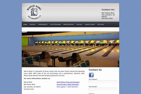 Tanjun theme site design template sample