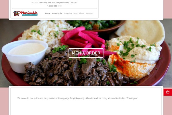 Restaurant theme site design template sample