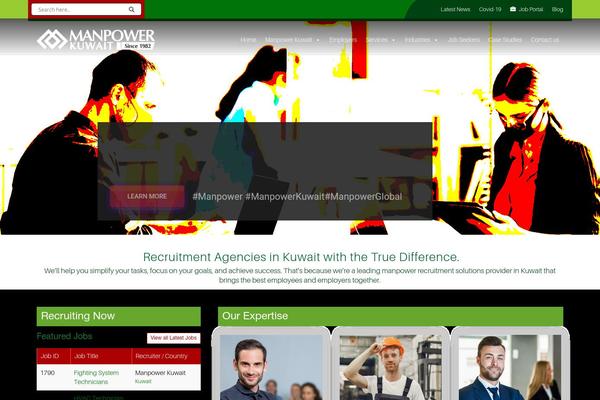 manpowerkuwait.com site used Asitemplate