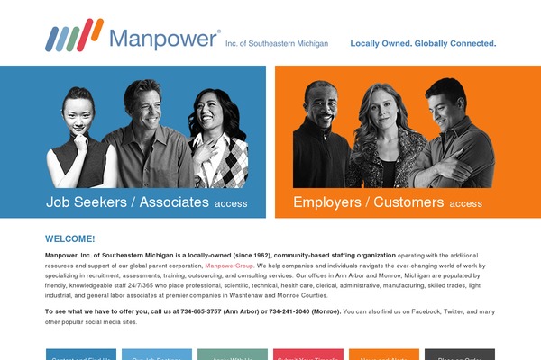 manpowermi.com site used Manpower