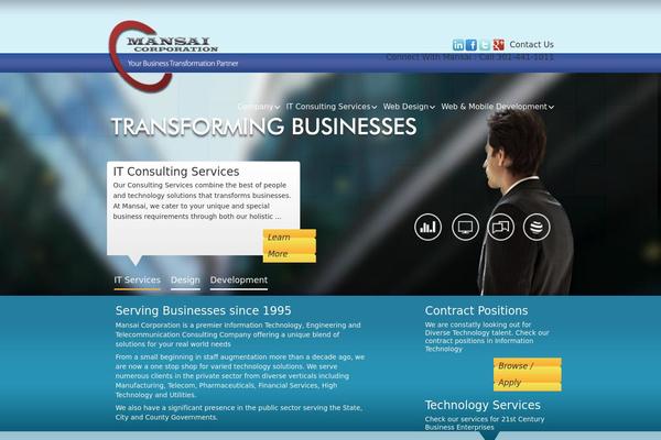 Site using 3D Tag Cloud plugin