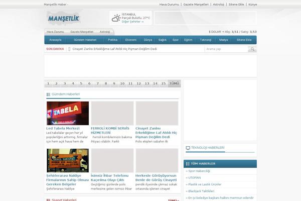mansetlikhaber.com site used Havadis v2